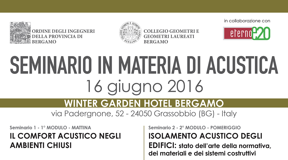 Seminario in materia di Acustica